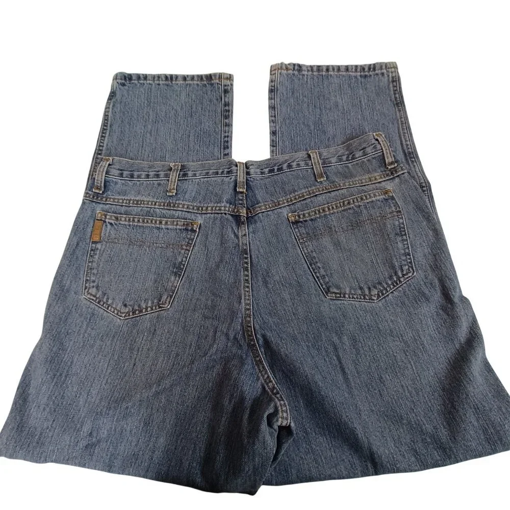 Cinch Men's 38x32 Blue Medium‎ Wash Denim Jeans Straight Normcore Work Durable